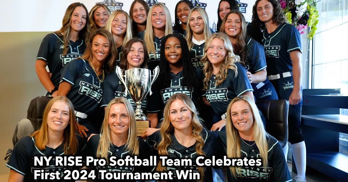 NY RISE Pro Softball Team Celebrates First 2024 Tournament Win