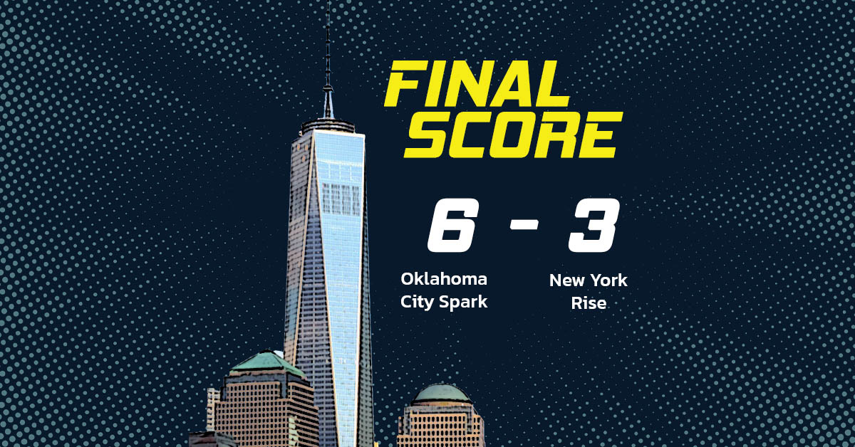 New York Rise Drop the Rubber Match in Game Three Loss to the Oklahoma City Spark 6-3