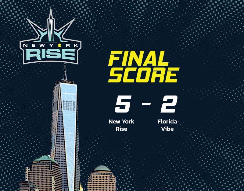 New York Rise sweep the Florida Vibe in 5-2 win